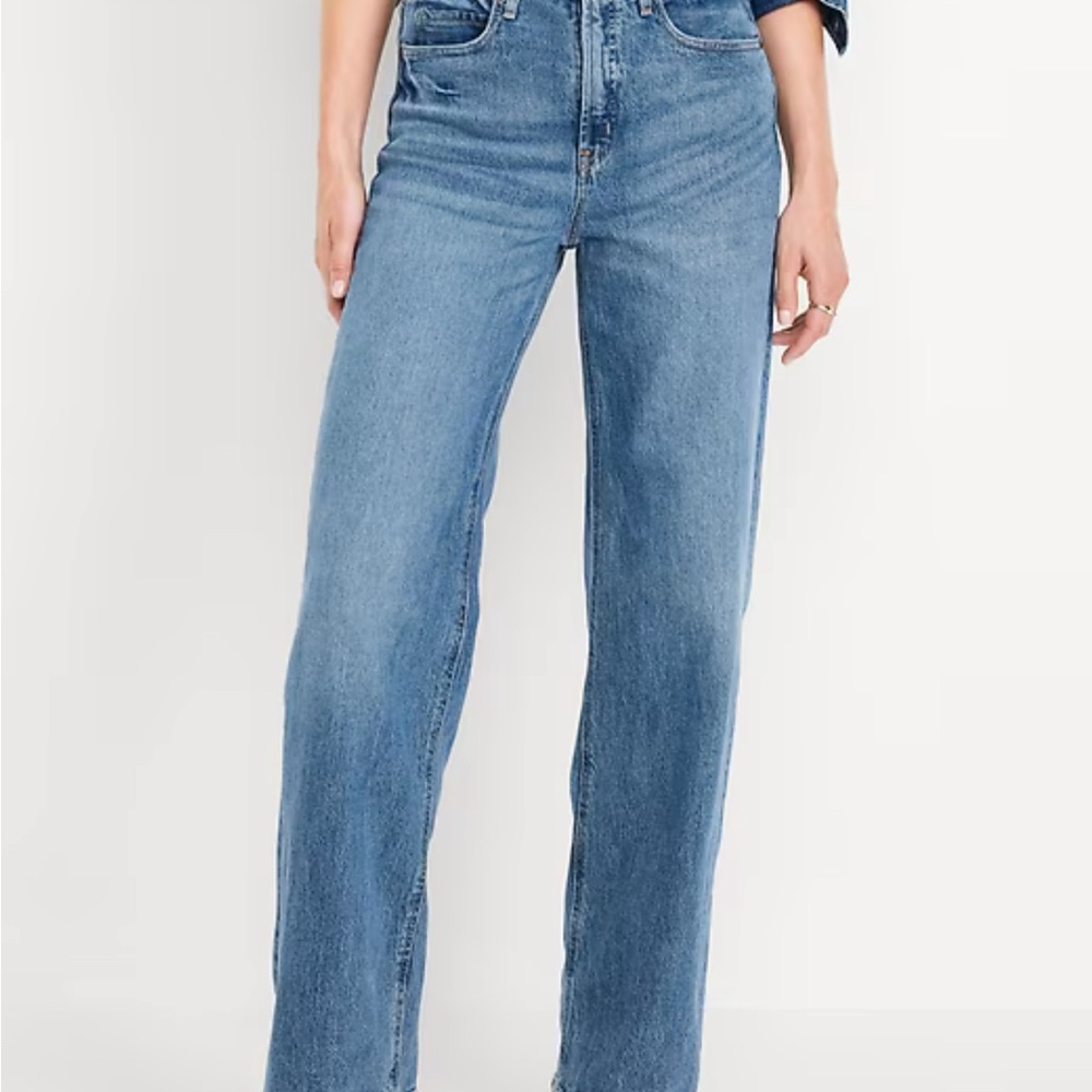 Extra High Waisted Wide Leg Jeans